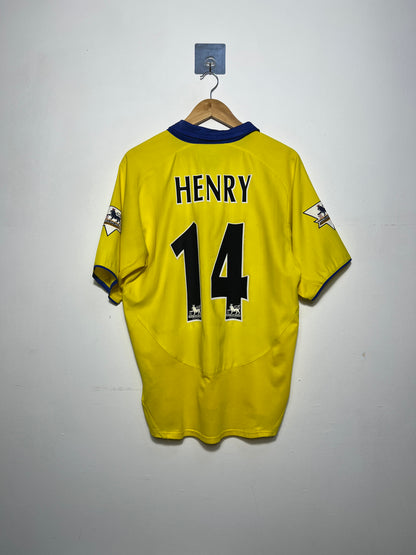 (M) Arsenal 2003-04 Away Shirt Henry #14