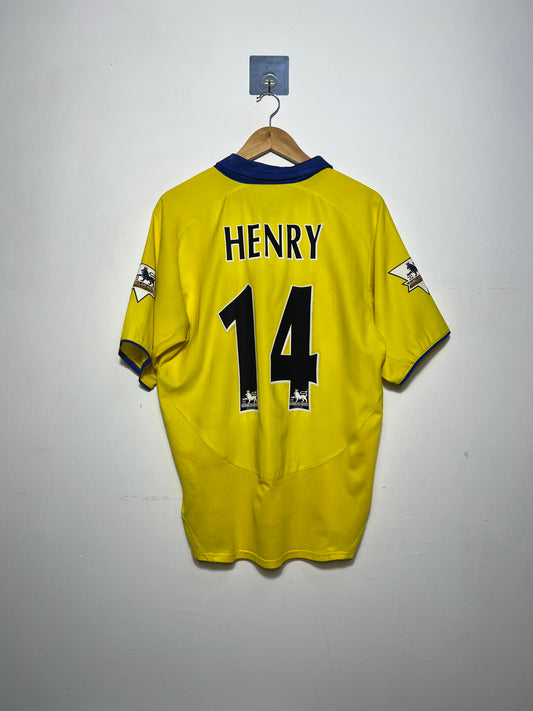 (M) Arsenal 2003-04 Away Shirt Henry #14