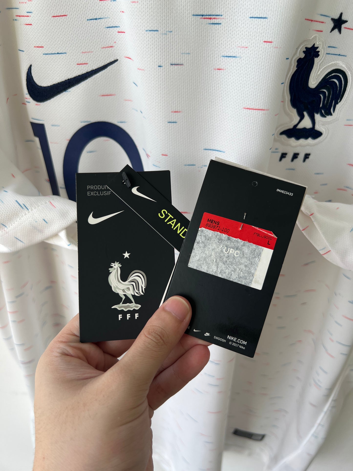 (L) France 2018 Away Shirt Mbappe #10 (NEW)
