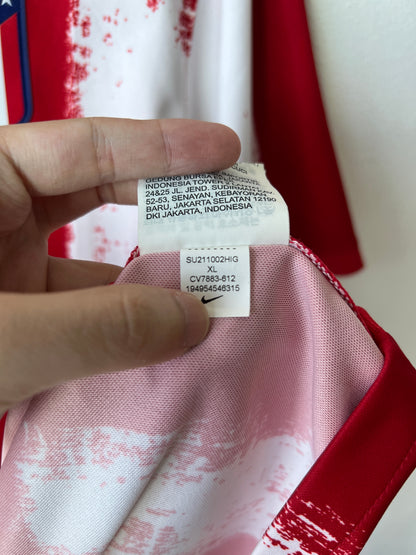 Atletico Madrid 2021-22 Home Shirt Suarez #9 (XL)