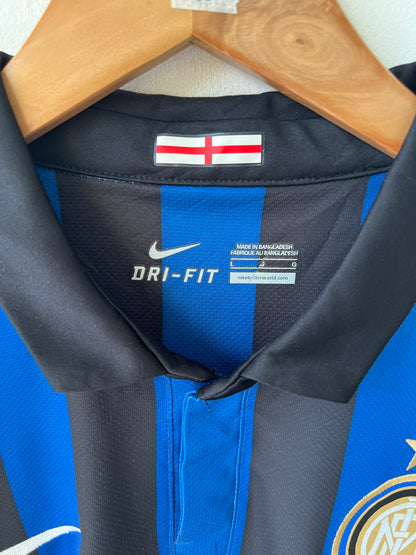 (L) Inter Milan 2011-12 Home Shirt J. Zanetti #4