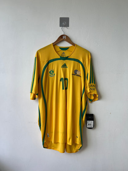 (XL) South Africa 2006-09 Home Shirt Pienaar #10 (NEW)