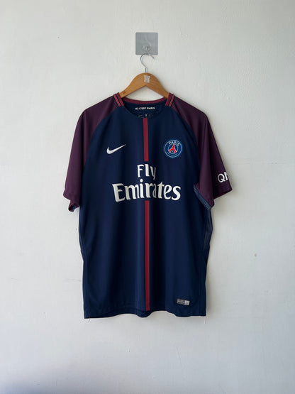 (XL) PSG 2017-18 Home Shirt Mbappe #29