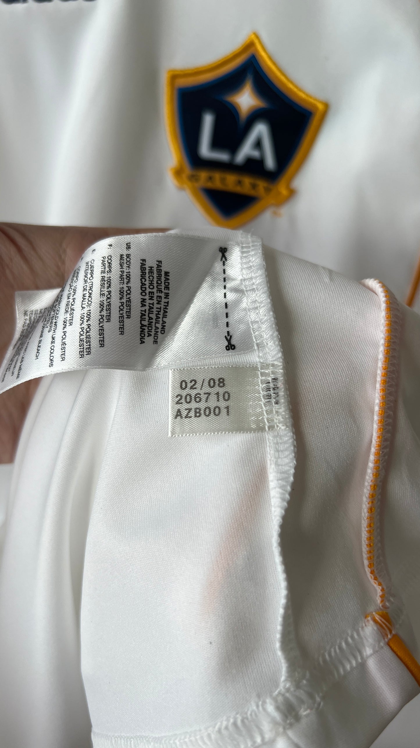 LA Galaxy 2008-09 Home Shirt Beckham #23 (XL)