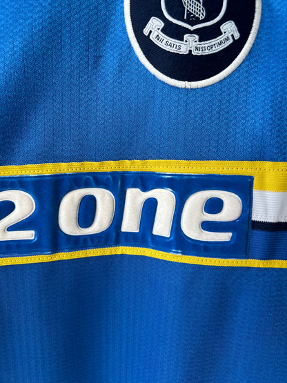 (XL) Everton 1997-99 Home Long Sleeve Shirt Materazzi #15