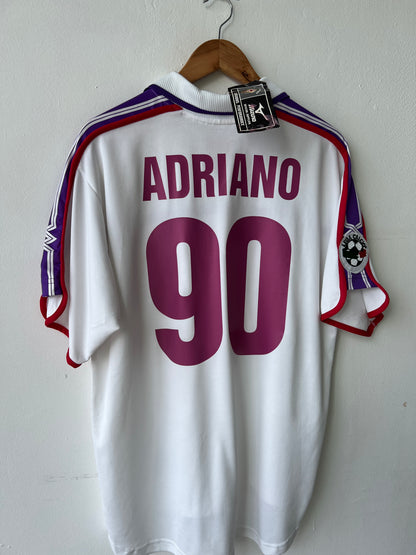 (L) Fiorentina 2001-02 Away Shirt Adriano #90 (NEW)