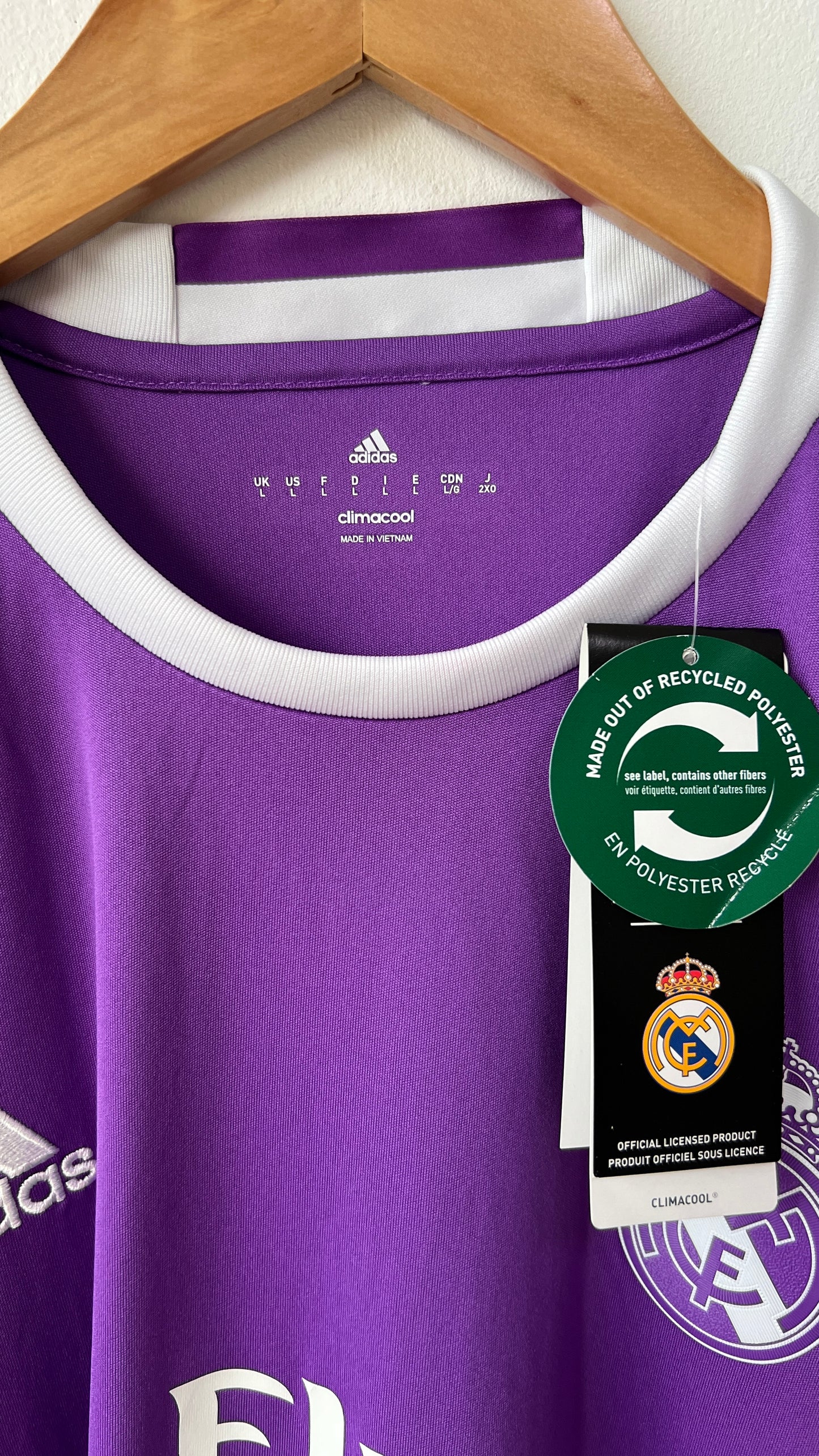 Real Madrid 2016-17 Away Shirt Ronaldo #7 (L)