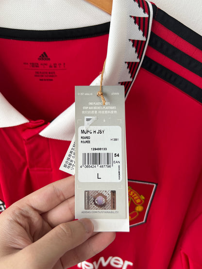 (L) Manchester United 2022-23 Home Shirt Ronaldo #7 (NEW)
