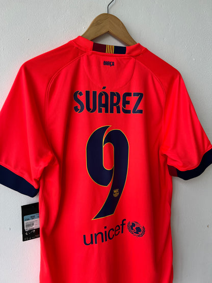 Barcelona 2014-15 Away Shirt Suarez #9 (NEW) (M)