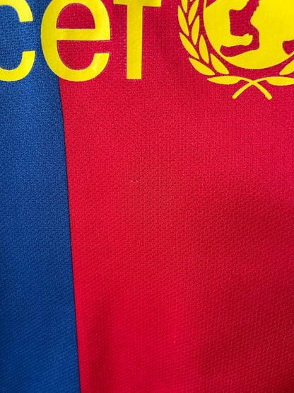 (L) Barcelona 2008-09 Home Long Sleeve Shirt Messi #10