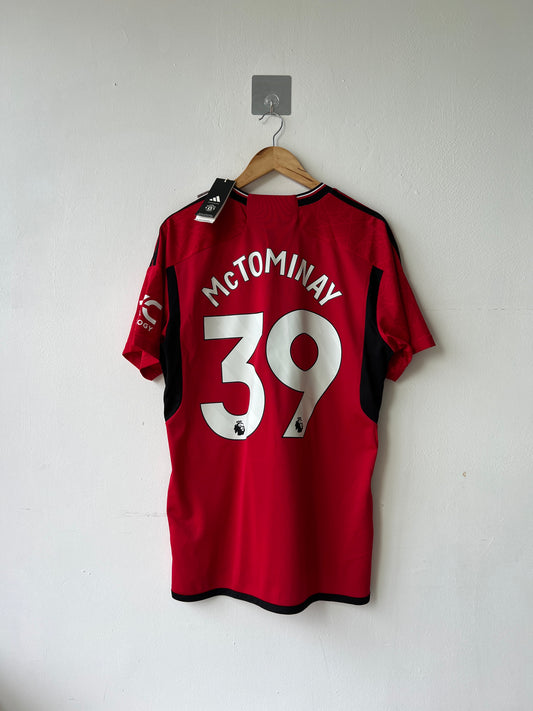 (L) Manchester United 2023-24 Home Shirt McTominay #39 (NEW)