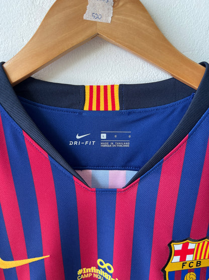 (L) Barcelona 2018-19 Home Shirt A. Iniesta (NEW) (Tribute)