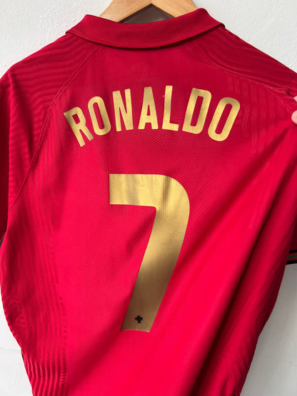 (XL) Portugal 2020-21 Home Player Version Shirt Ronaldo #7