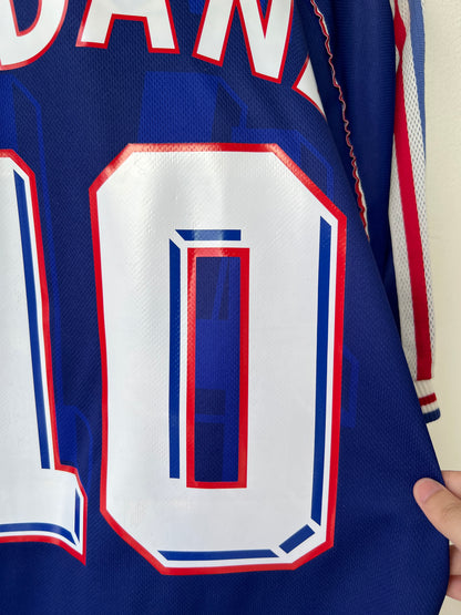 (L) France 1998-00 Home Shirt Zidane #10