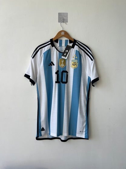 (L) Argentina 2022-24 Home Player Version Shirt Messi #10 (NEW)