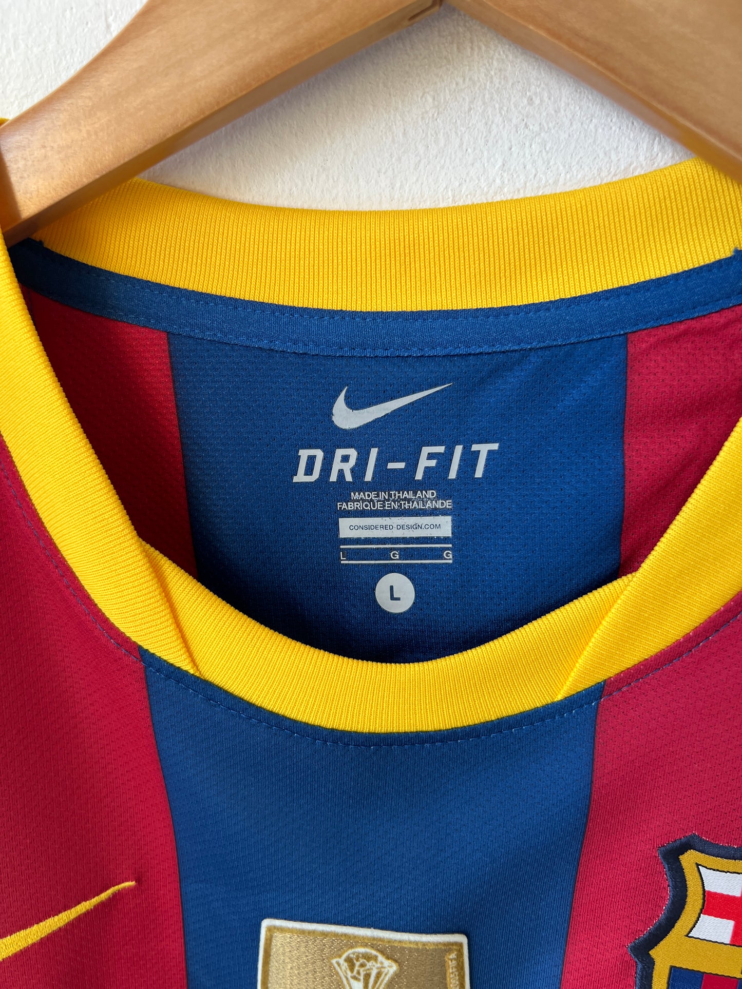 (L) Barcelona 2010-11 Home Shirt Messi #10