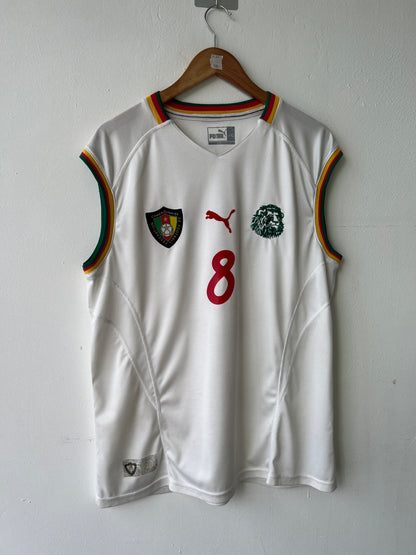 (XXL fits L) Cameroon 2002-03 Away Shirt Geremi #8