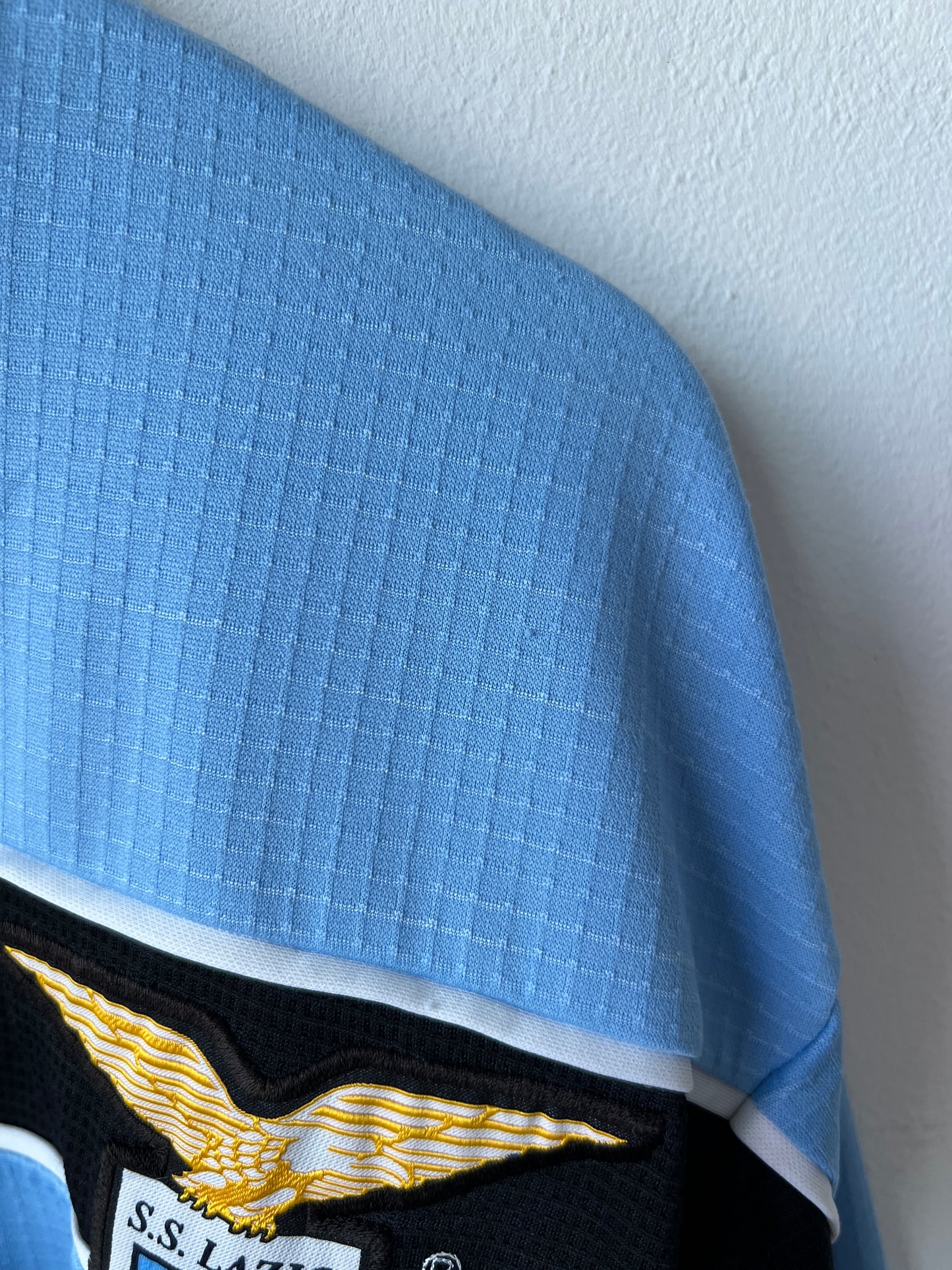 (XL fits L) Lazio 1998-99 Home Shirt (European Sponsor)