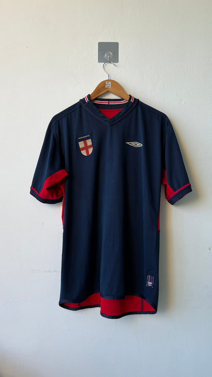 England 2002-04 Away Shirt Beckham #7 (L) (Reversible)