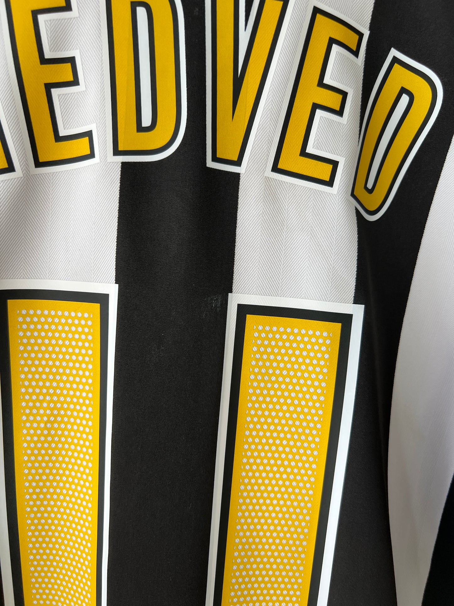 (M) Juventus 2005-06 Home Long Sleeve Shirt Nedved #11