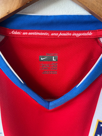 (L) Atletico Madrid 2007-08 Home Shirt Kun Aguero #10