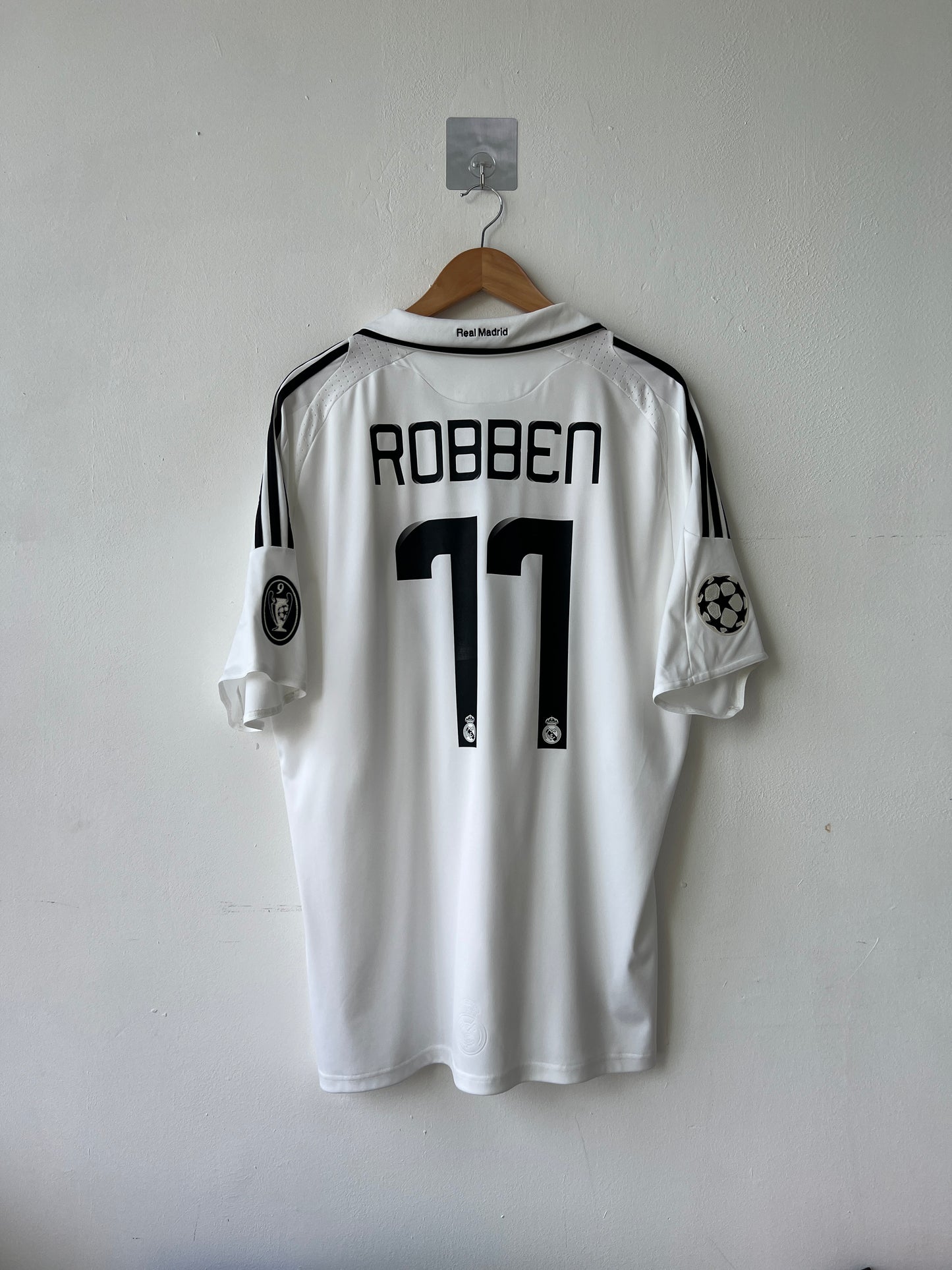 (XL) Real Madrid 2008-09 Home Shirt Robben #11