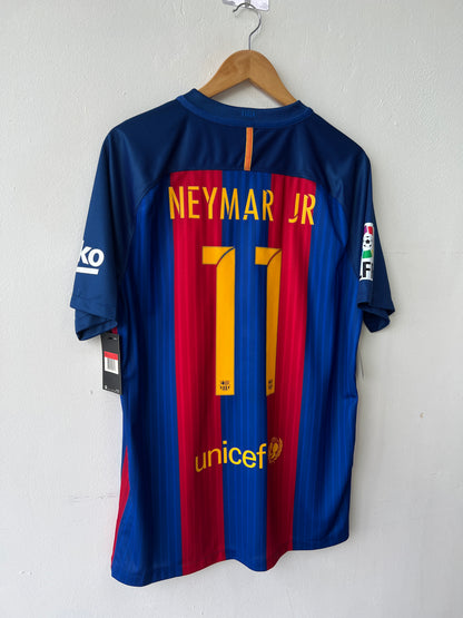 (L) Barcelona 2016-17 Home Shirt Neymar Jr. #11 (NEW)