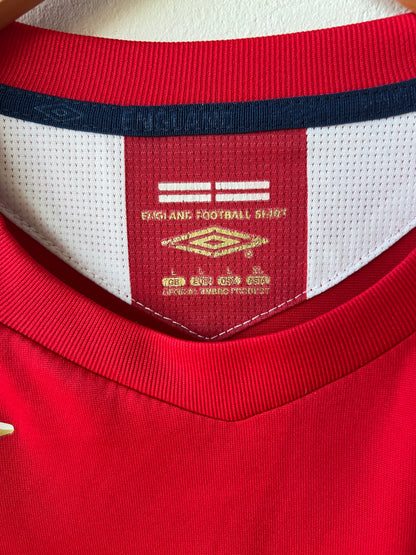 (L) England 2006-08 Away Long Sleeve Shirt Beckham #7