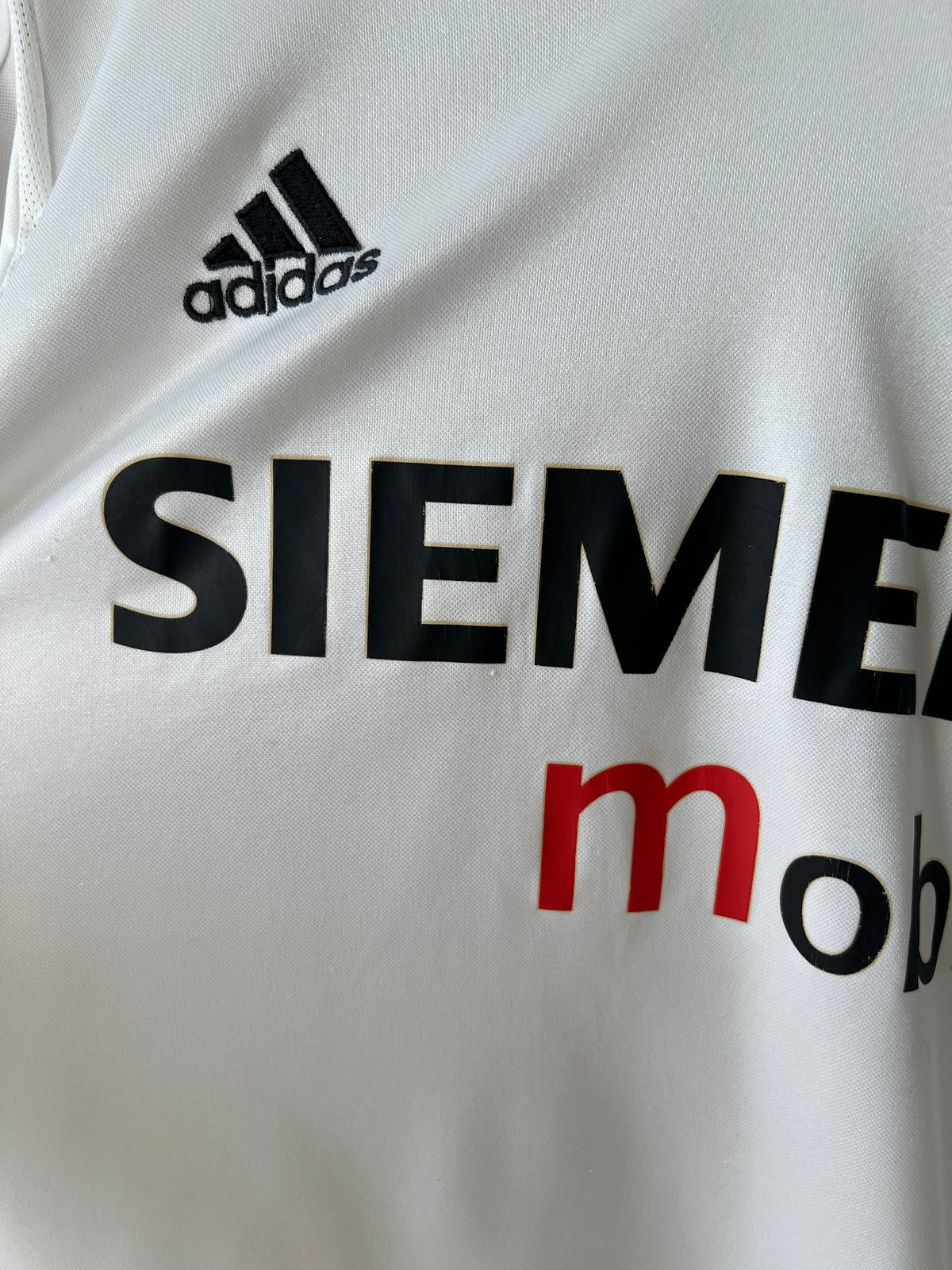 (L) Real Madrid 2004-05 Home Long Sleeve Shirt Beckham #23