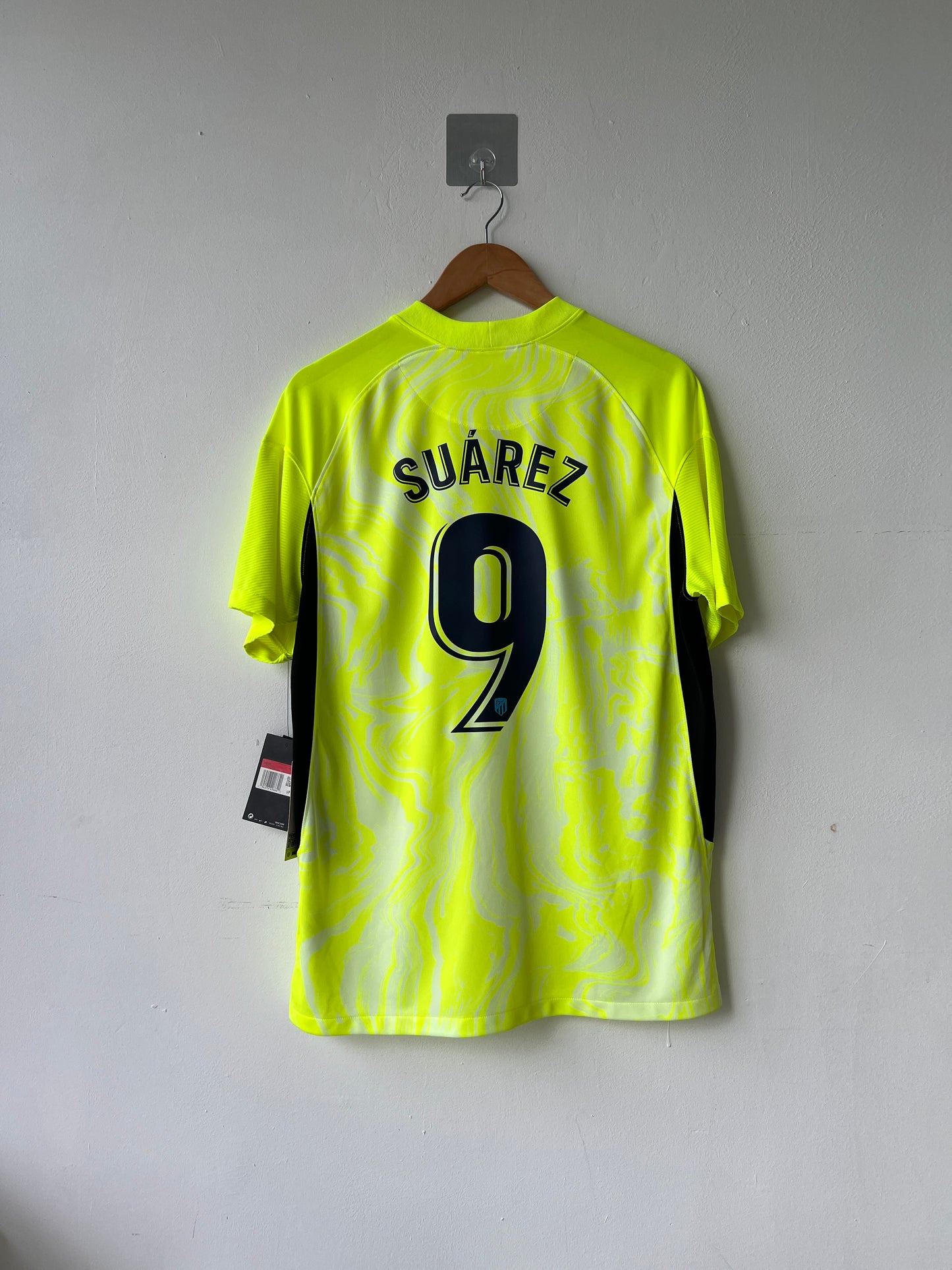 (L) Atletico Madrid 2020-21 Third Shirt Suarez #9 (NEW)