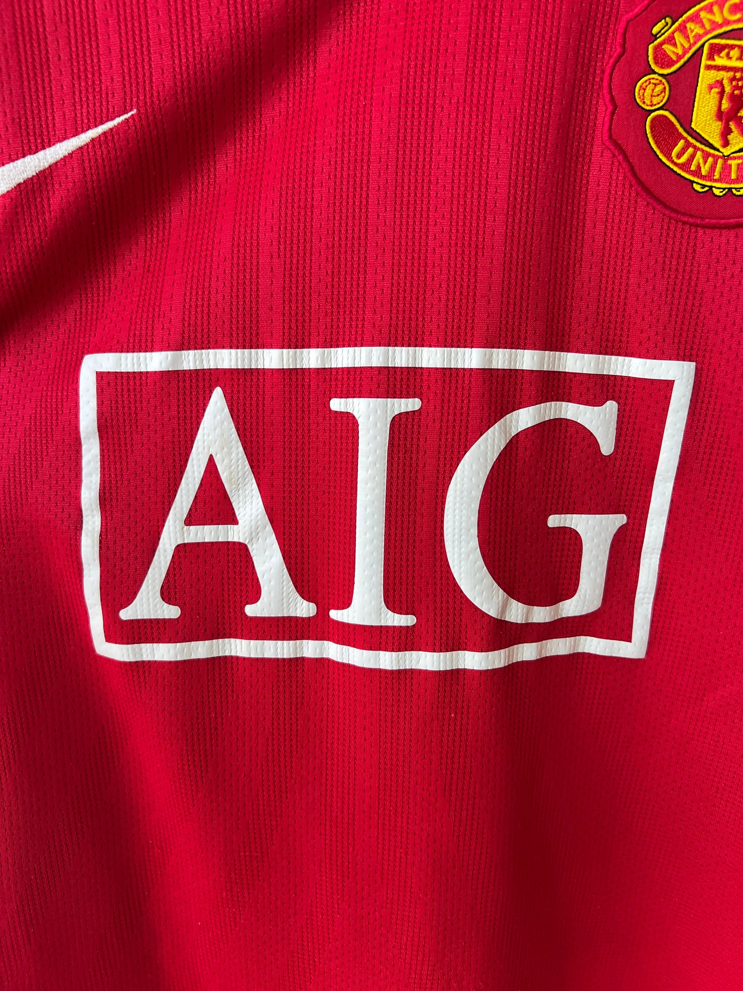 (XL) Manchester United 2007-09 Home Shirt Ronaldo #7