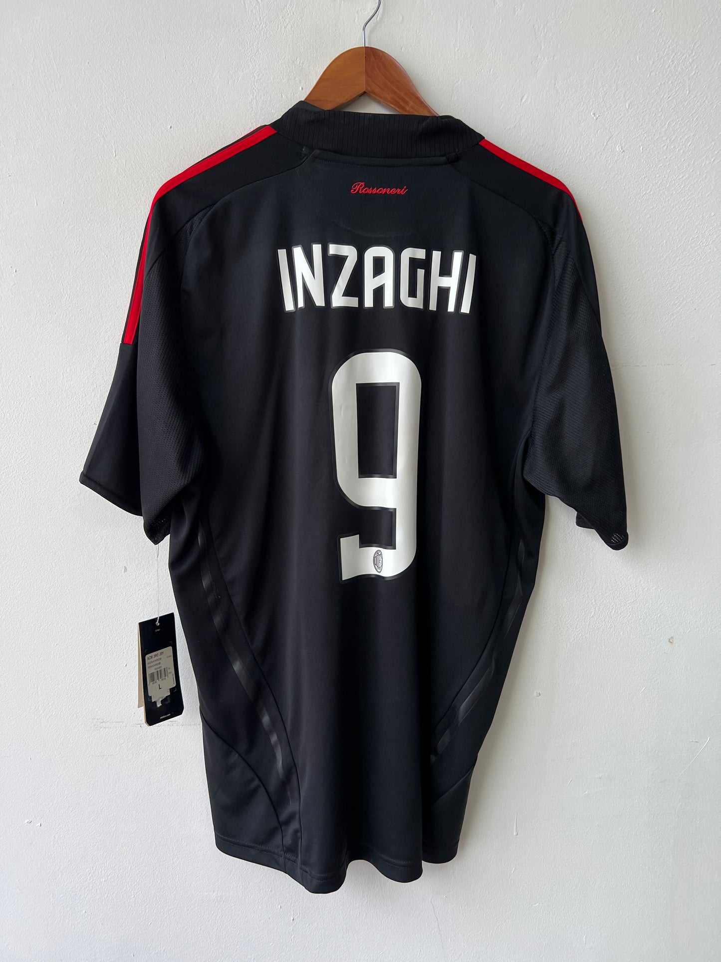 (L) AC Milan 2008-09 Away Shirt Inzaghi #9 (NEW)