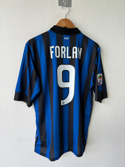 (M) Inter Milan 2011-12 Home Shirt Forlan #9