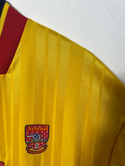 (M fits L) Arsenal 1993-94 Away Shirt Wright #8