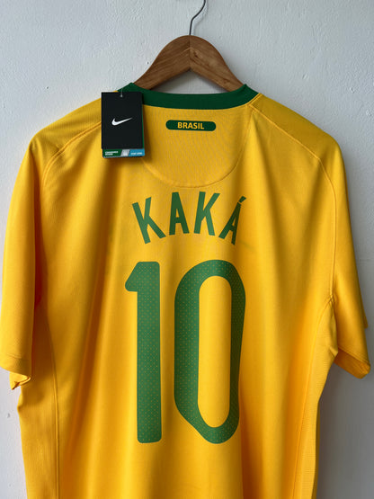 Brazil 2010-11 Home Shirt Kaka #10 (NEW) (L)
