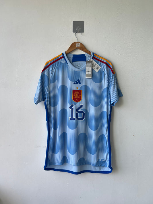 (L) Spain 2022-23 Away Shirt Rodrigo #16 (NEW)