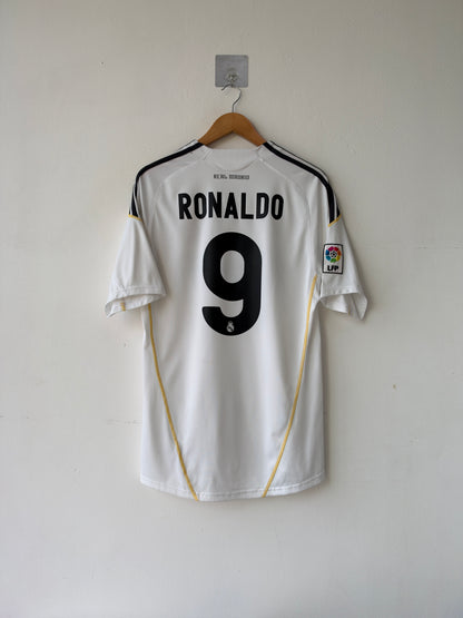 (M) Real Madrid 2009-10 Home Shirt Ronaldo #9