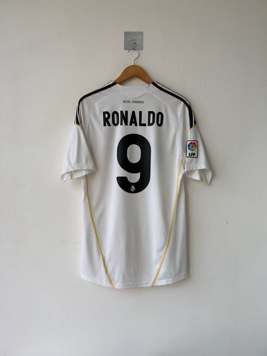 (M) Real Madrid 2009-10 Home Shirt Ronaldo #9