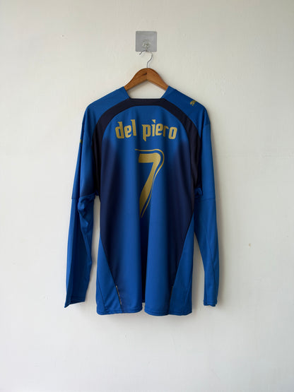 (XL) Italy 2006-07 Home Long Sleeve Shirt Del Piero #7