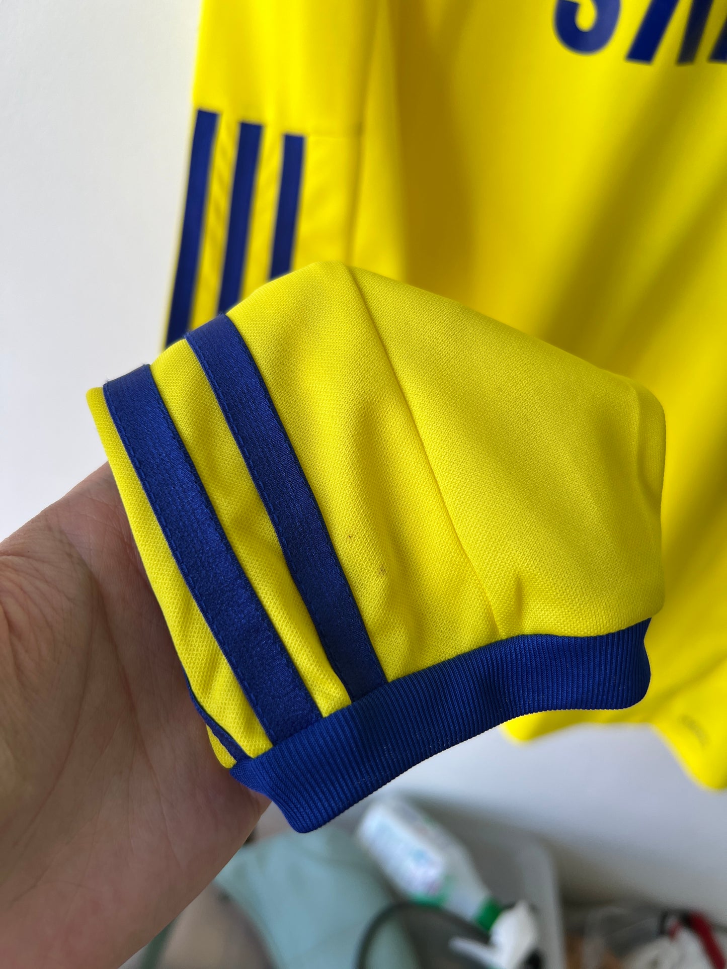 (XL/Size 10) Chelsea 2014-15 Away Long Sleeve Player Version Shirt Drogba #11 (NEW)