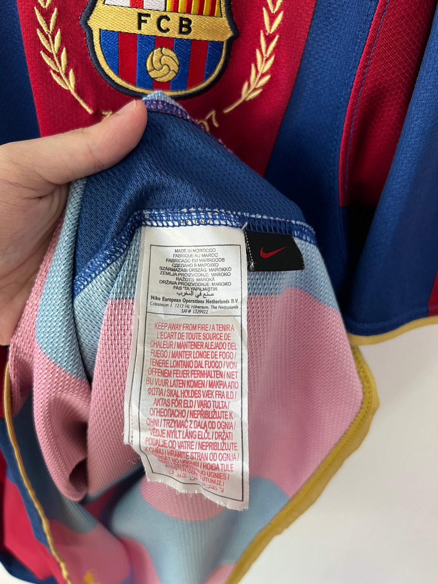 (L) Barcelona 2007-08 Home Shirt Messi #19