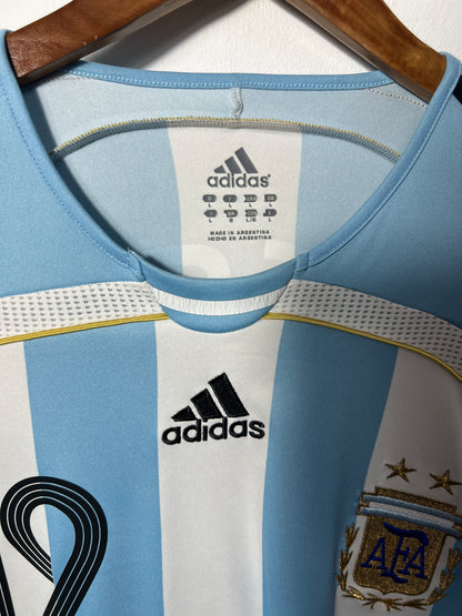 (L) Argentina 2005-07 Home Shirt Messi #19