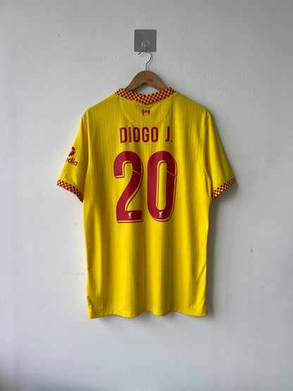 (XL) Liverpool 2021-22 Third Shirt Diogo Jota #20