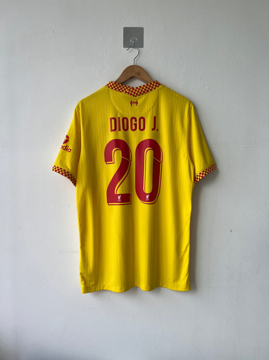 (XL) Liverpool 2021-22 Third Shirt Diogo Jota #20