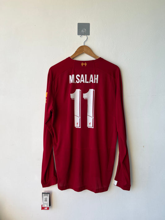 Liverpool 2019-20 Home Long Sleeve Shirt M. Salah #11 (NEW) (XL)