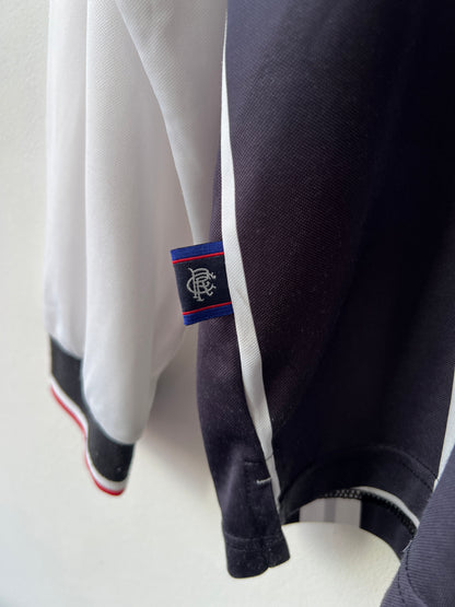 (XL) Rangers 1997-99 Away Long Sleeve Player Version Shirt Gascoigne #8