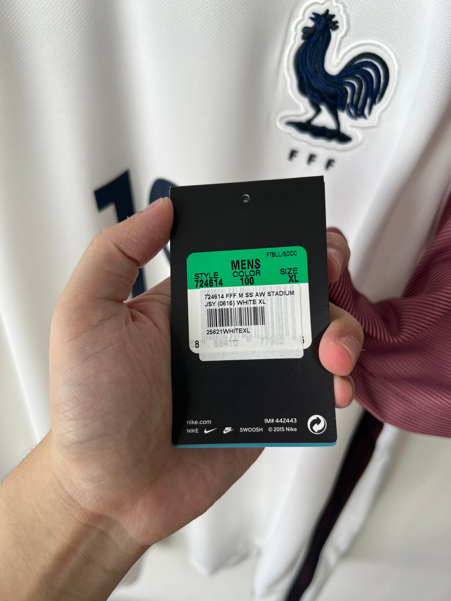 (XL) France 2016-17 Away Shirt Pogba #19 (NEW)