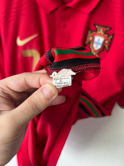 (XL) Portugal 2020-21 Home Player Version Shirt Ronaldo #7