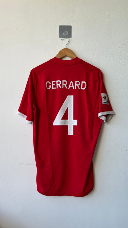 England 2010 Away Shirt Gerrard #4 (L)