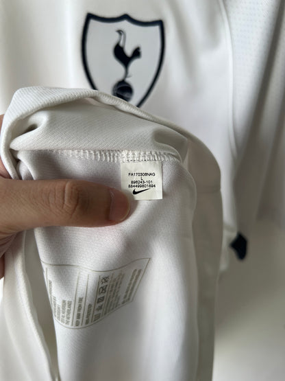 (L) Tottenham Spurs 2017-18 Home Player Issue Shirt Son #7